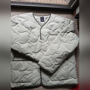 Original Use Sage Green Quilted Jacket